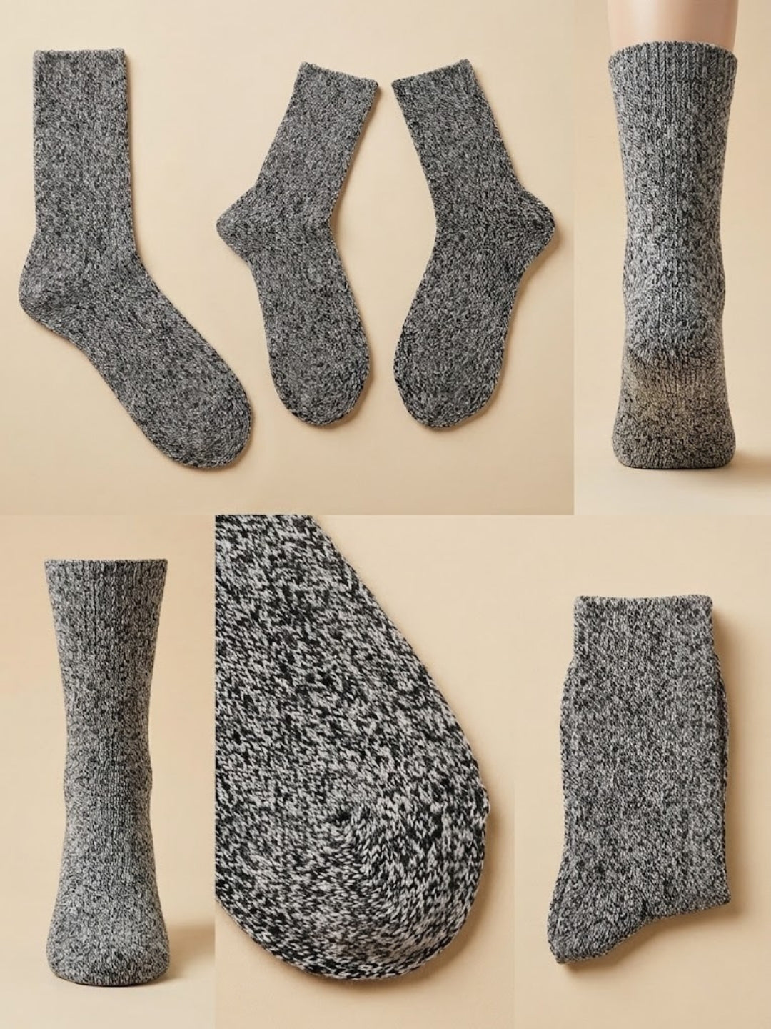 Cdeck Women’s Premium Fuzzy Socks – Soft Warm Winter Socks | Free Size | Dark Grey
