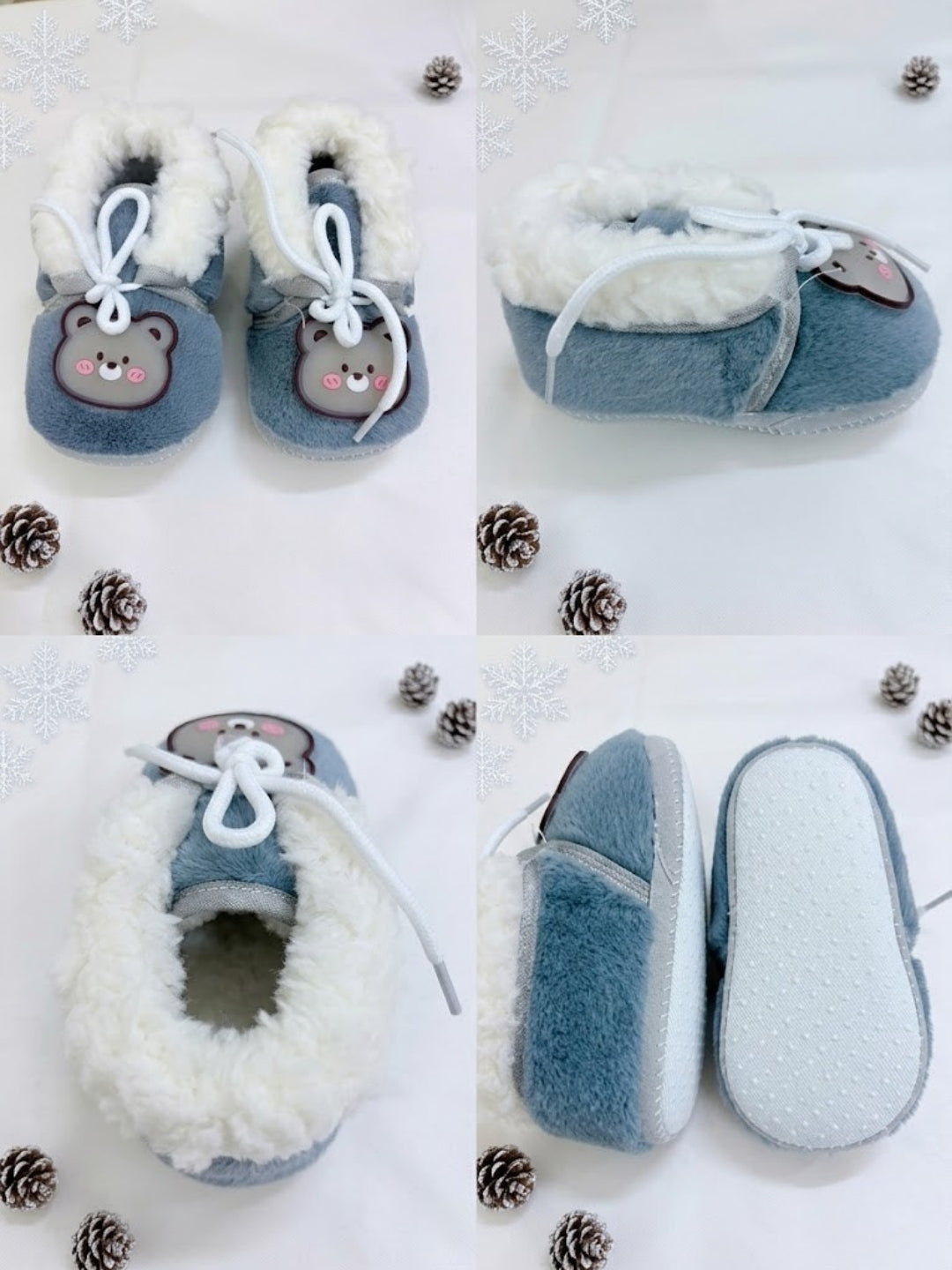 Cdeck Warm Winter Booties for Kids | Soft & Comfortable | 3–18 Months