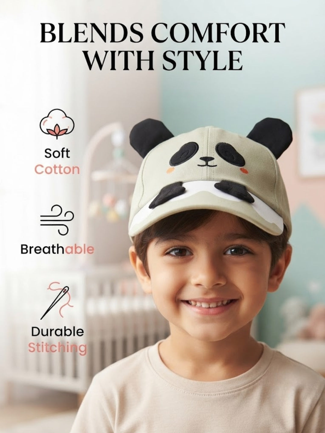 Cdeck Kids Cotton Cap for Boys & Girls