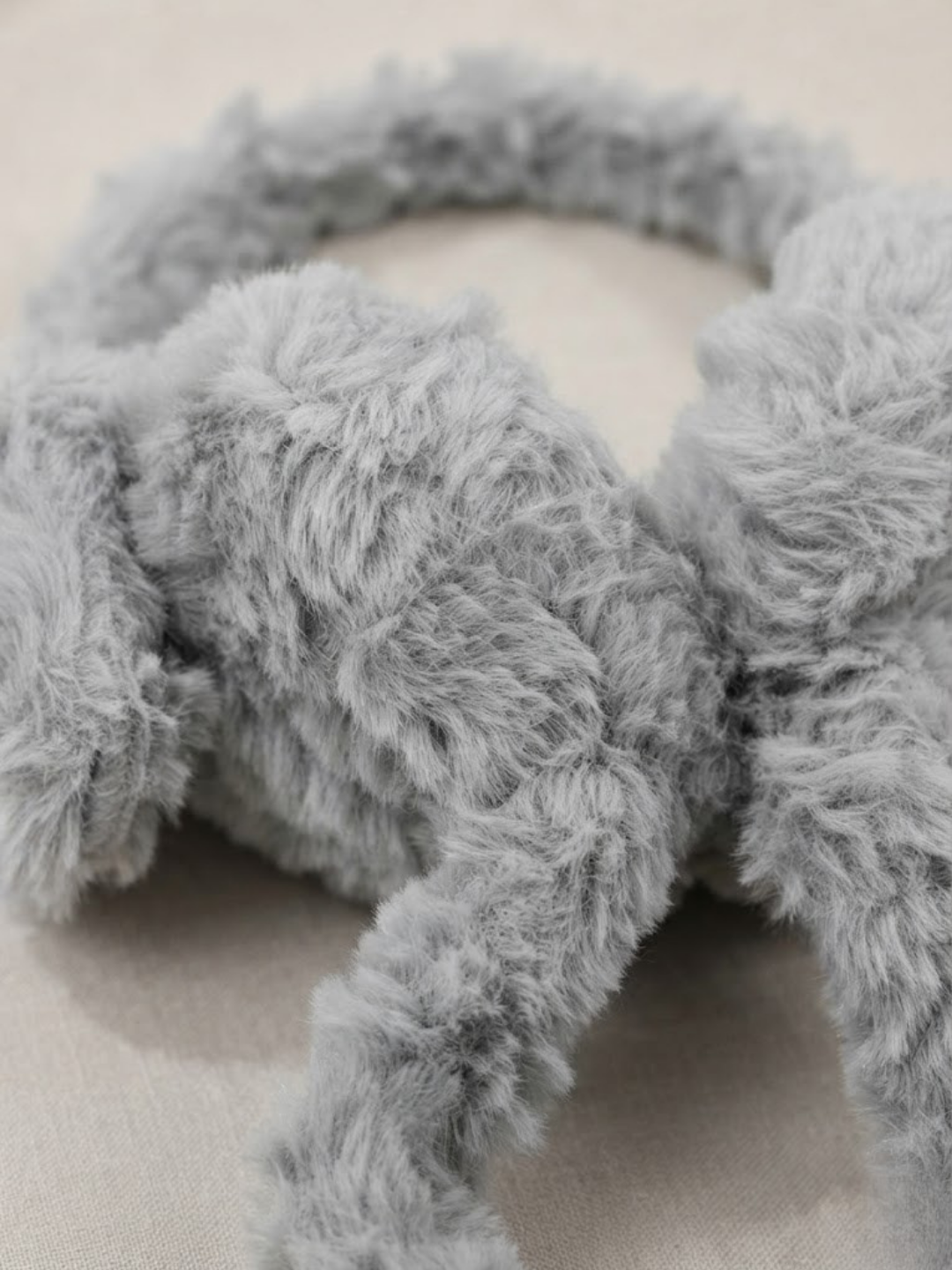 Cdeck Plush Fur Earmuffs for Girls & Women, Soft Warm Winter Earmuffs with Long Hanging Ear Covers, Free Size