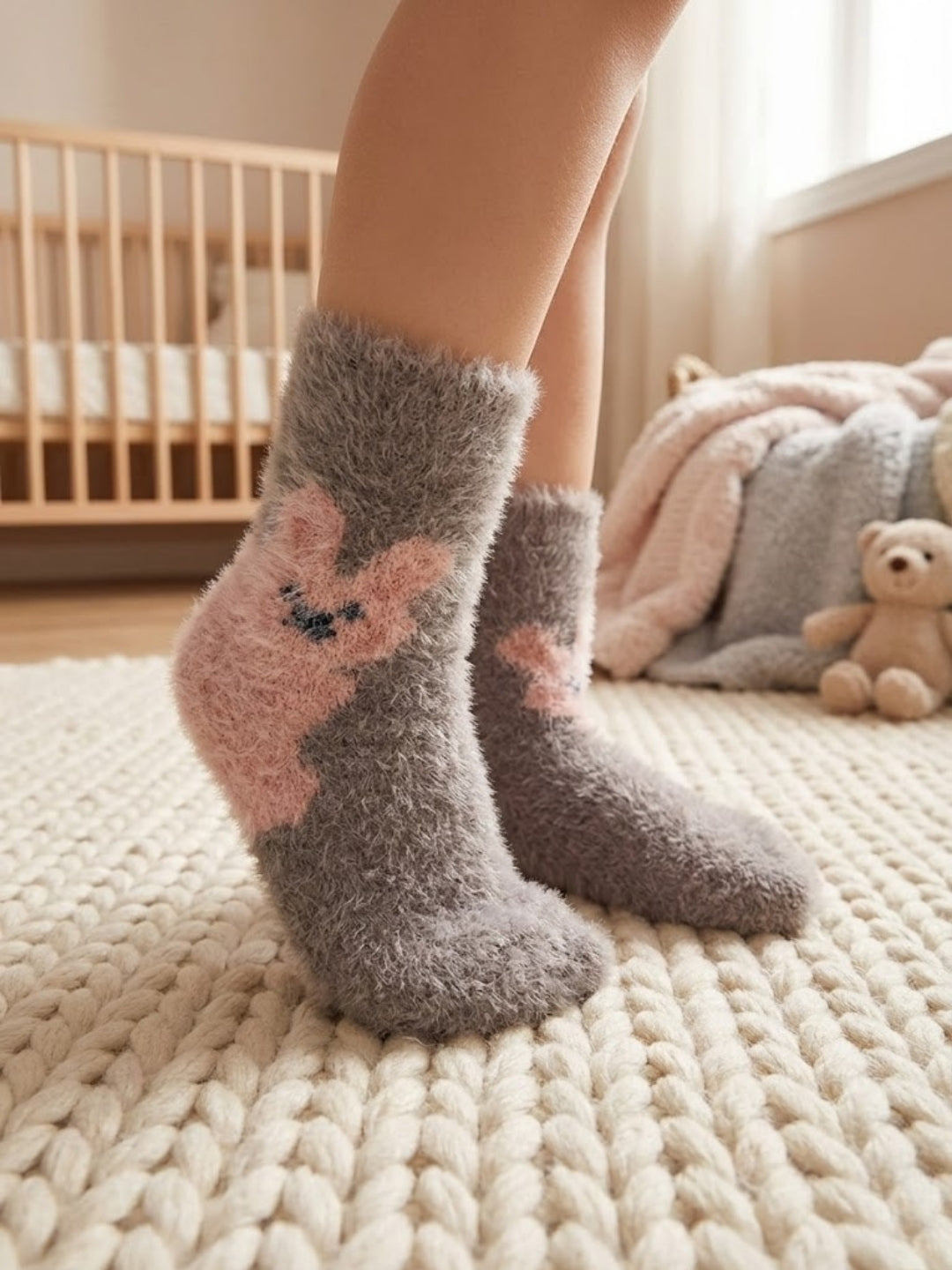 Cdeck Baby Woolen Socks for Boys & Girls | Soft, Warm & Comfortable Winter Socks | 0–3 Years