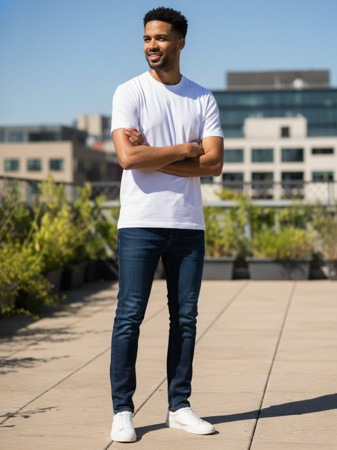 Cdeck Men’s Plain T-Shirt | Soft Comfortable Round Neck Half Sleeve T-Shirt | Classic Basic Tee for Men