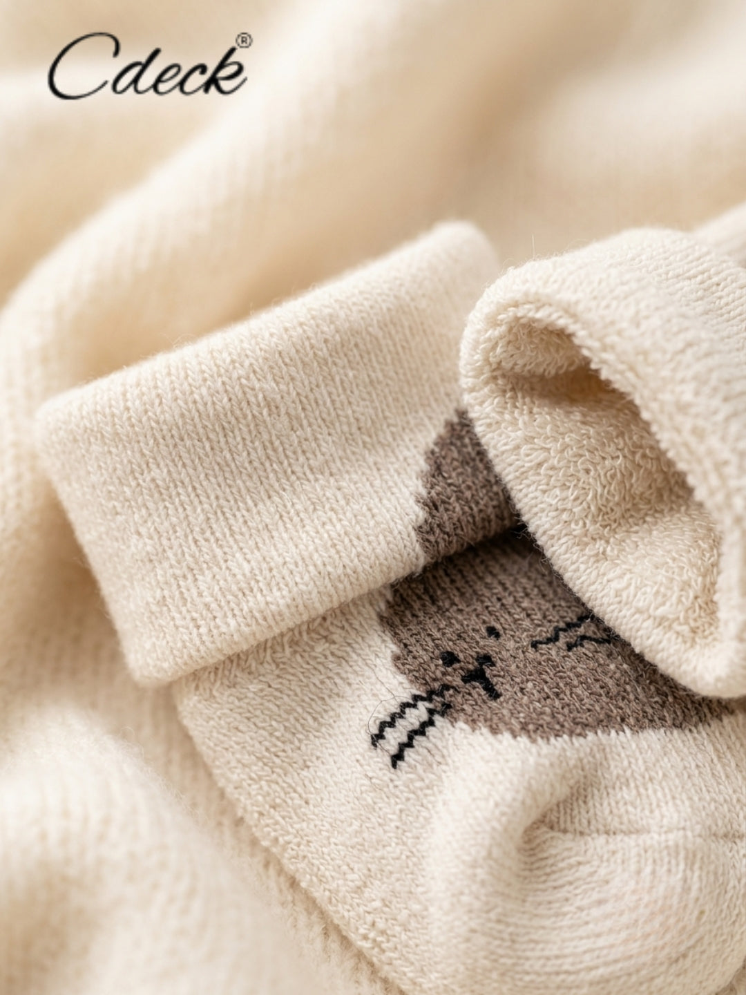 Cdeck Newborn Baby Wool Socks | Soft, Stretchable & Warm | 0–12 Months