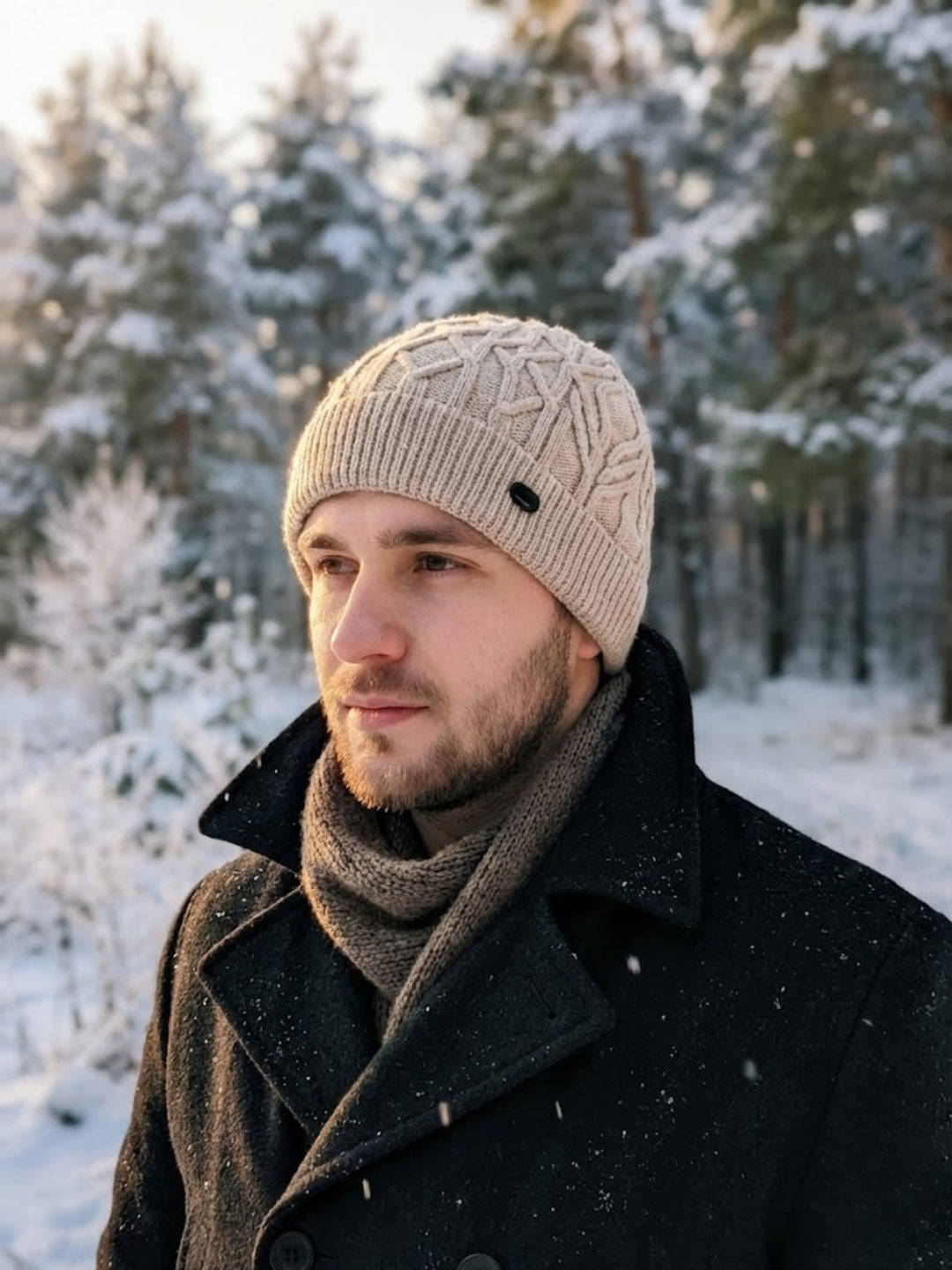 Cdeck Men's Woolen Winter Cap | Soft, Warm, Comfortable & Stylish Winter Wear