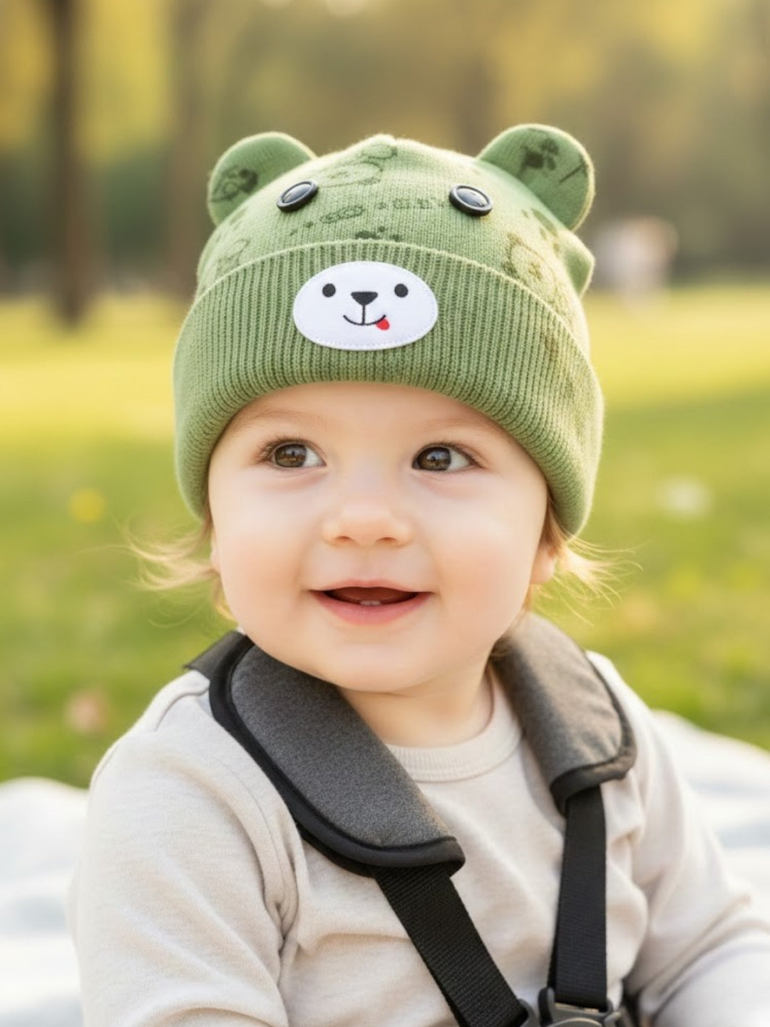 Cdeck Kids Woolen Cap for Boys & Girls | Soft, Warm & Comfortable Winter Wear | 6–18 Months
