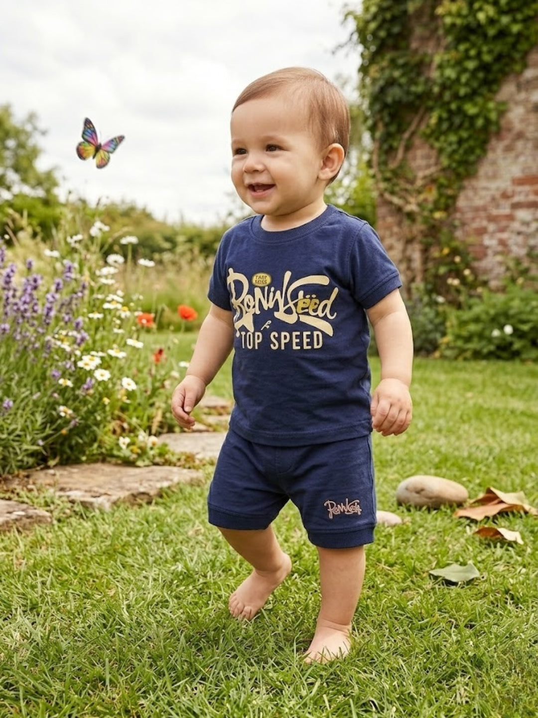 Cdeck Baby Cotton T-Shirt & Shorts Set | Half Sleeve, Soft & Comfortable Baby Wear