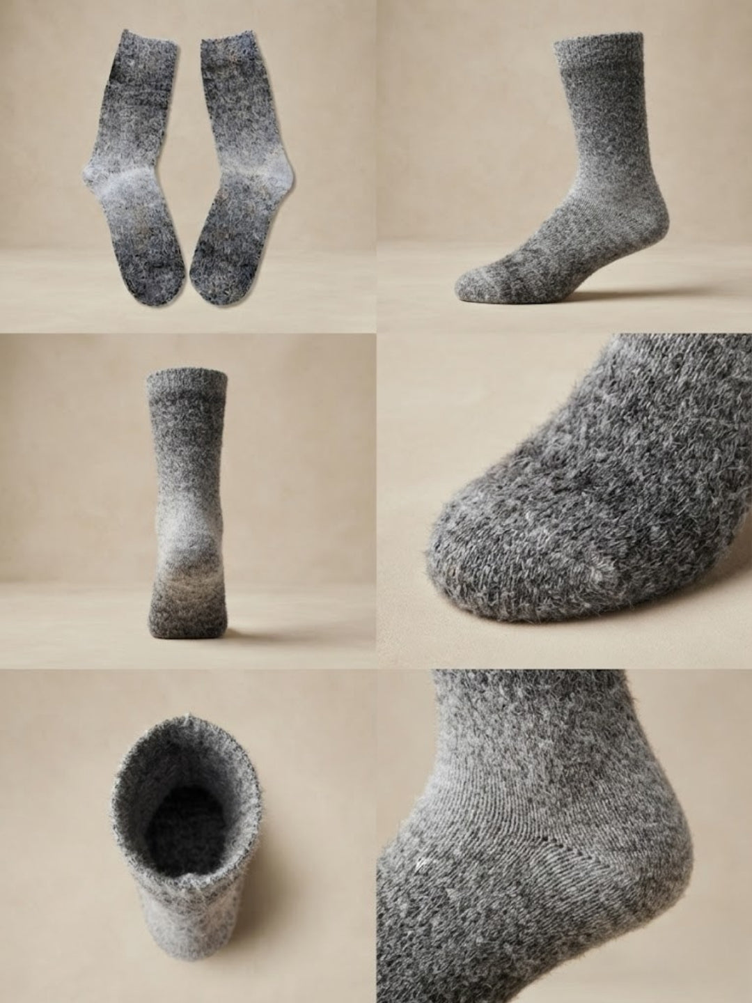 Cdeck Unisex Premium Fuzzy Socks – Extra Soft Warm Cozy Winter Socks for Men & Women | Comfortable Stretch Fit | Free Size | Lavender