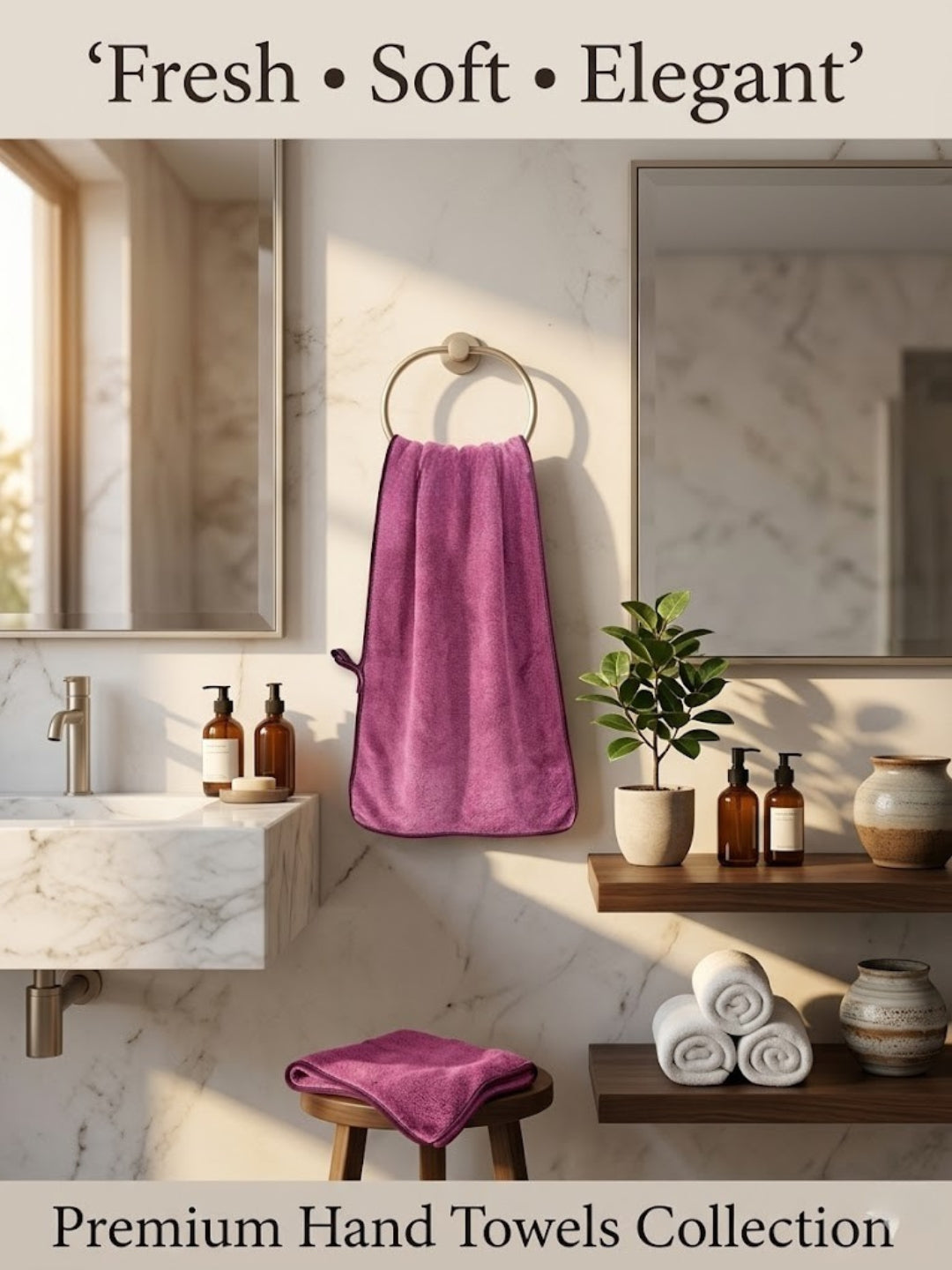 Cdeck Premium Cotton Hand Towel
