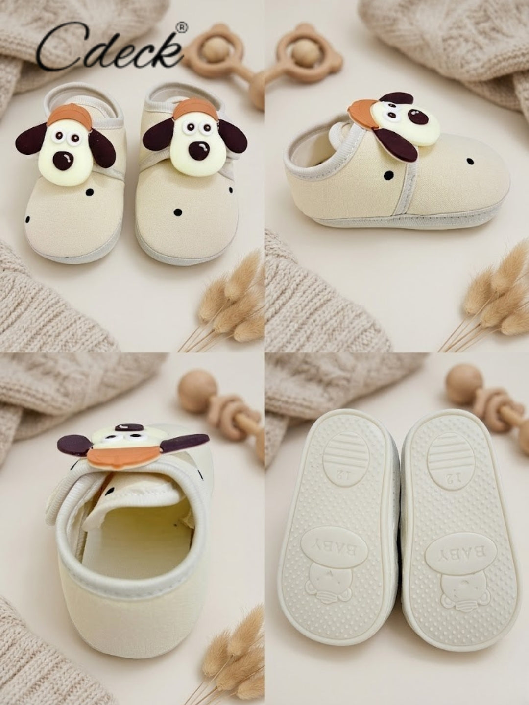 Cdeck Summer Booties for Kids | Soft & Breathable Baby Booties | 3- 18 months
