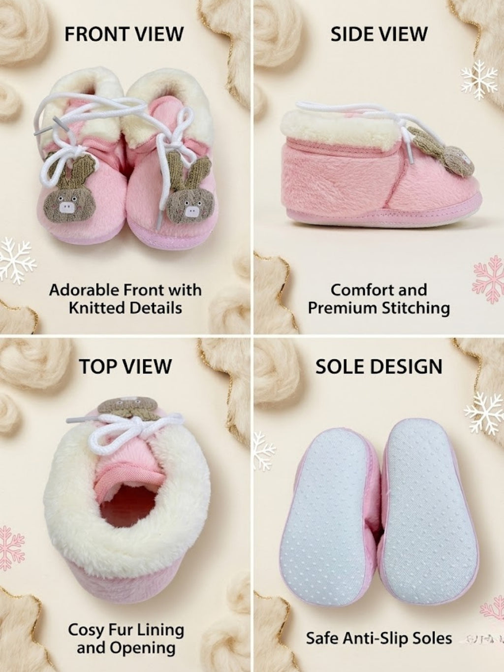 Cdeck Baby Booties for Winters