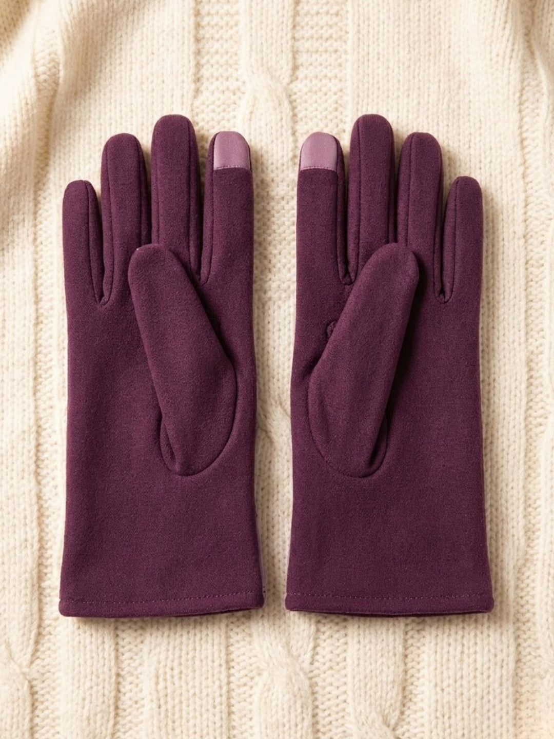 Cdeck Women Woolen Winter Gloves | Soft, Warm & Comfortable for Winter Wear