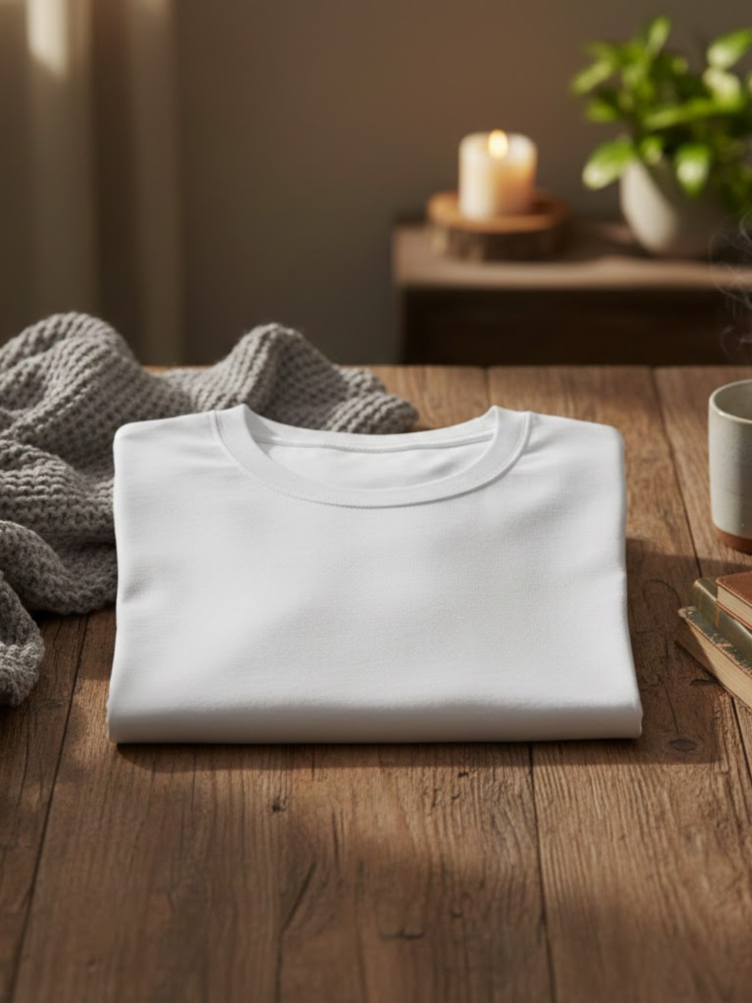 Cdeck Men’s Plain T-Shirt | Soft Comfortable Round Neck Half Sleeve T-Shirt | Classic Basic Tee for Men