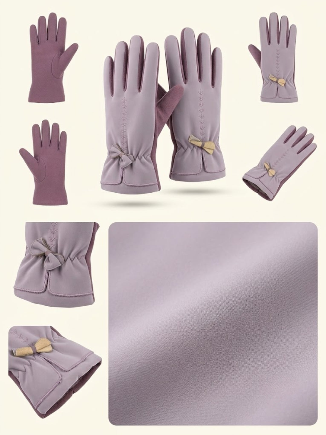 Cdeck Women’s Woolen Gloves | Warm & Stylish | Screen Friendly | Full-Finger | Free Size | Pink