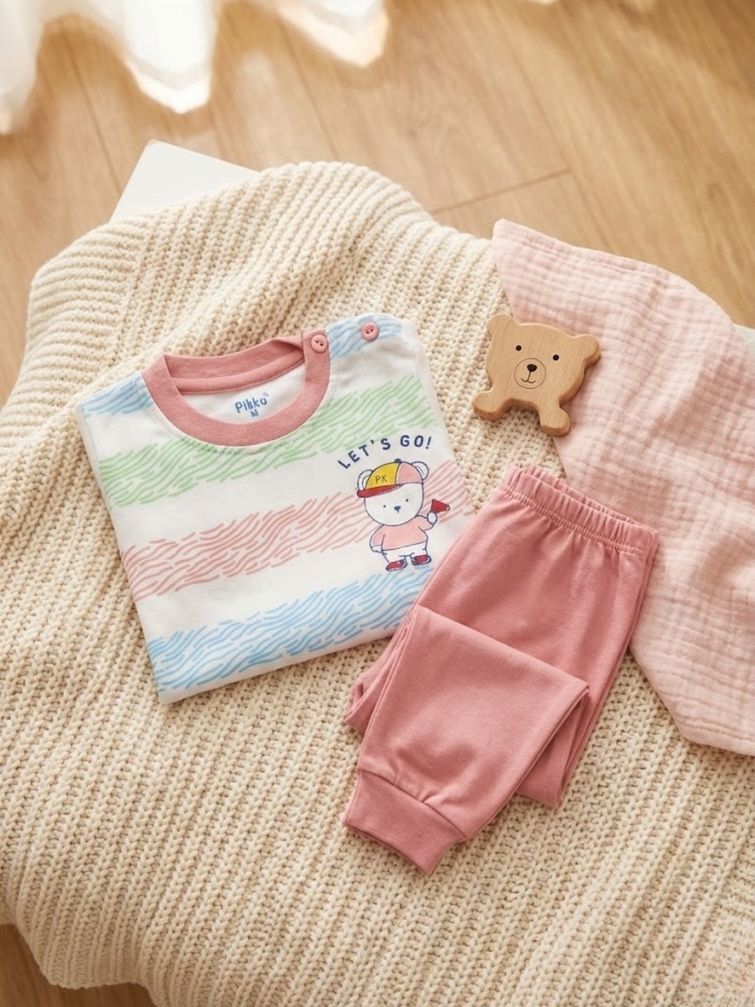 Cdeck Baby Full Sleeve T-Shirt & Pants Set | Comfortable & Stylish Baby Clothing