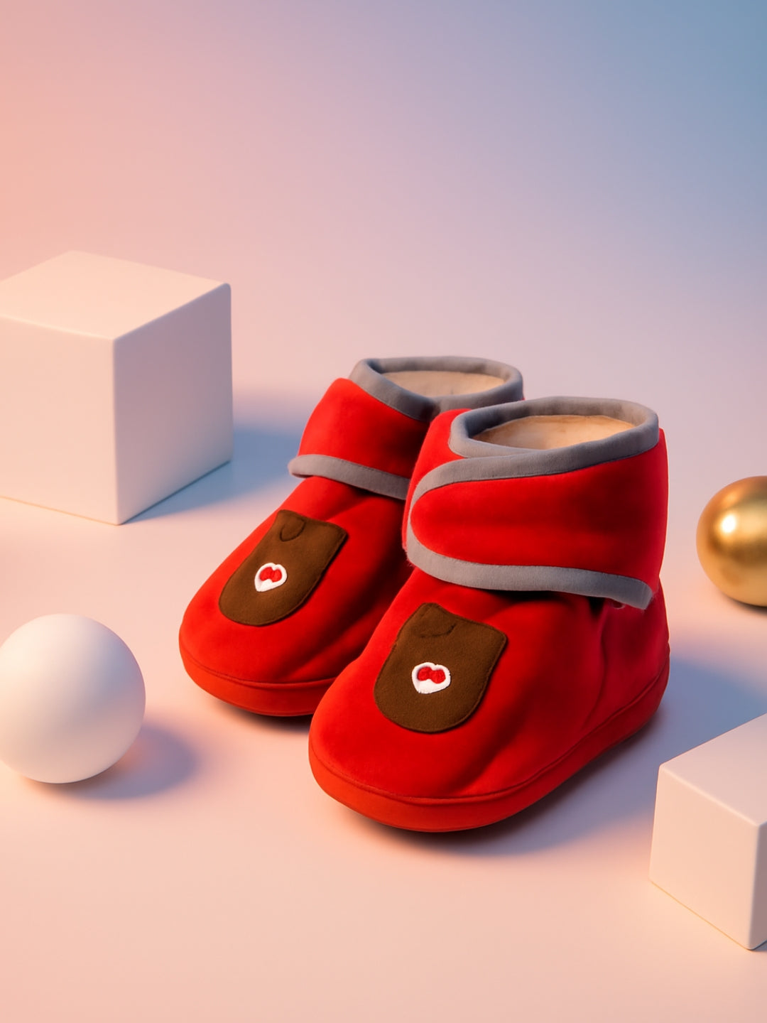 Cdeck Winter Booties for Boys & Girls | Soft, Warm & Comfortable Baby Footwear | 0–12 Months
