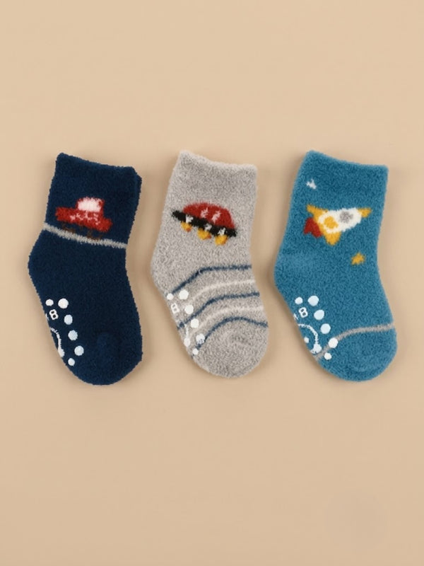 Cdeck Baby Woolen Socks for Boys & Girls | Soft, Warm & Comfortable Winter Socks | 0–2 Years