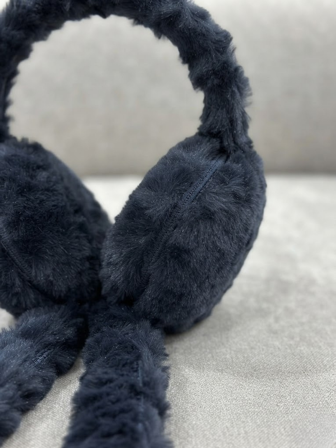 Cdeck Velvet Earmuffs for Girls & Women, Soft Warm Winter Earmuffs with Long Hanging Ear Covers, Free Size