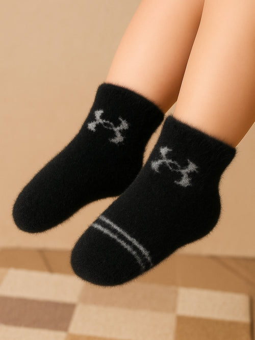 Cdeck Baby Woolen Socks for Boys & Girls | Soft, Warm & Comfortable Winter Socks | 0–2 Years