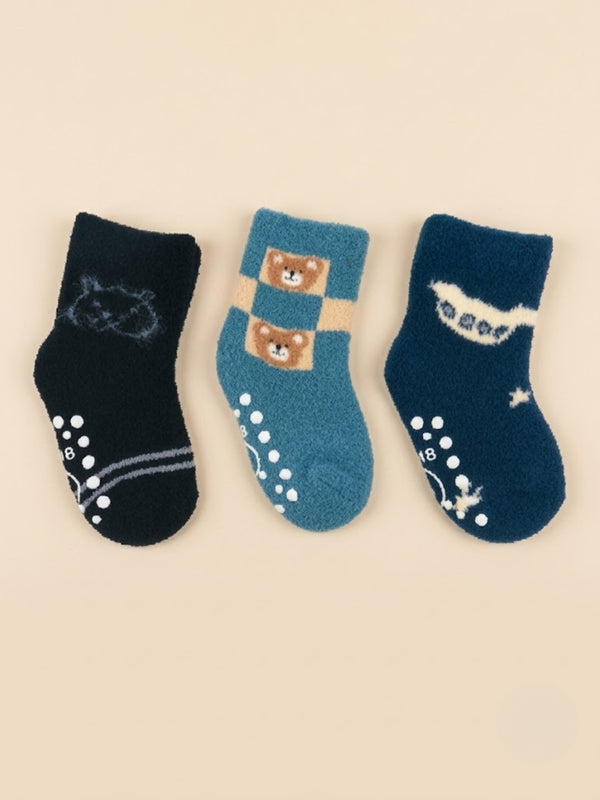 Cdeck Baby Woolen Socks for Boys & Girls | Soft, Warm & Comfortable Winter Socks | 0–4 Years