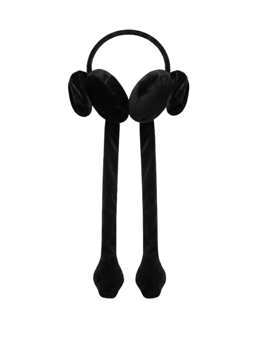 Cdeck Velvet Winter Earmuffs for Girls & Women, Soft Warm Ear Warmers with Long Tie Design, Free Size