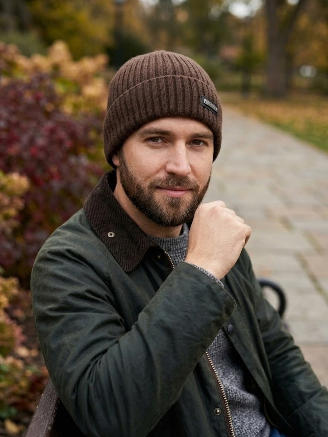 Cdeck Men’s Woolen Winter Cap | Soft, Warm & Comfortable Cap for Everyday Wear | Free Size | Brown