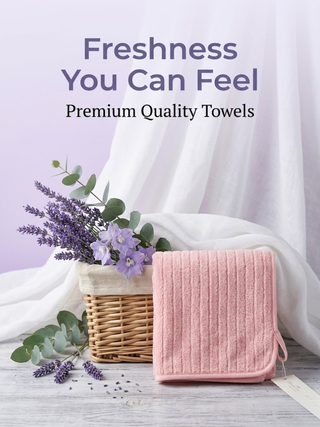 Cdeck Premium Cotton Hand Towel | Soft, Absorbent & Comfortable Everyday Use