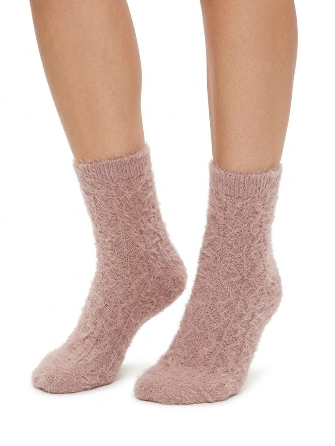 Cdeck Women’s Soft & Warm Woolen Fuzzy Socks | Cozy Thick Winter Socks for Women | Light Pink