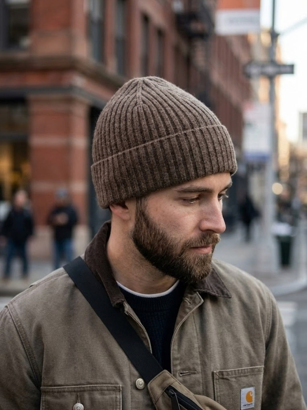 Cdeck Men’s Woolen Winter Cap | Soft, Warm & Comfortable Cap for Everyday Wear | Free Size  | Brown
