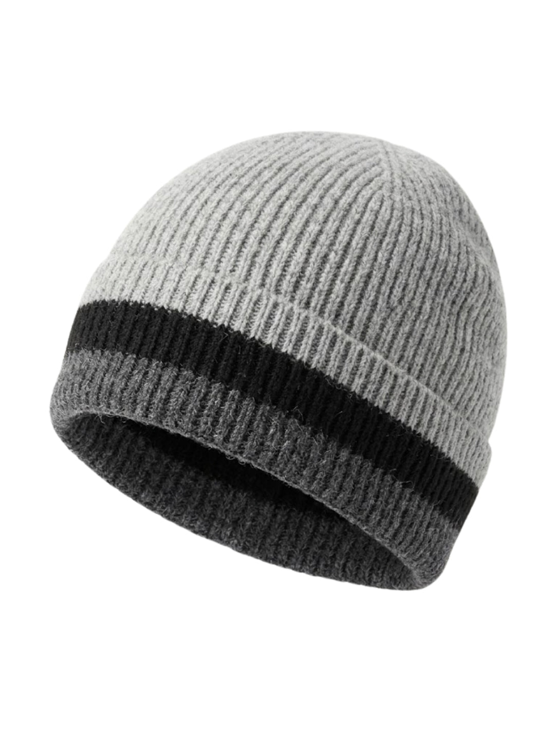 Cdeck Men’s Woolen Winter Cap | Soft, Warm & Comfortable Cap for Everyday Wear | Free Size | Grey