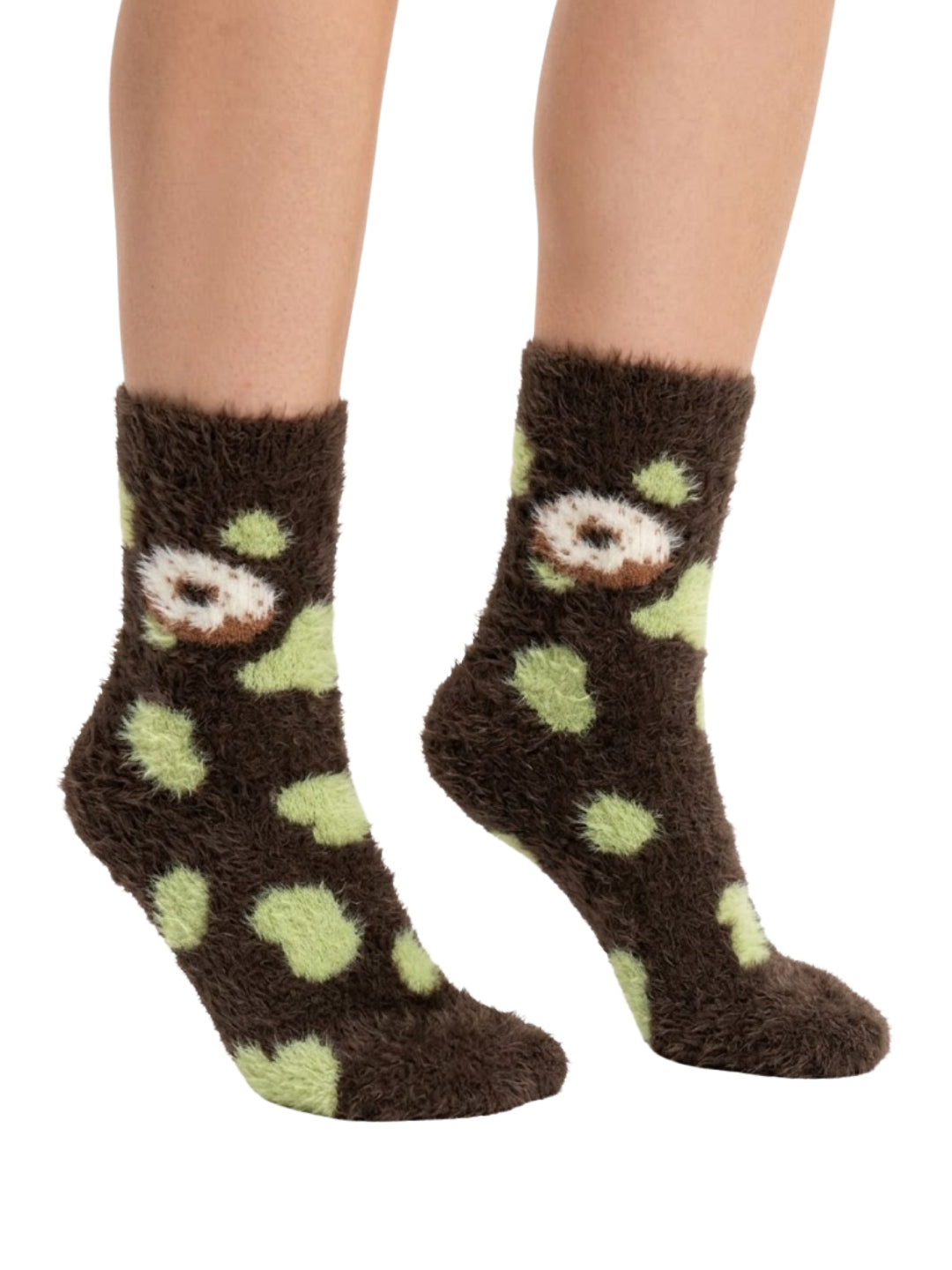 Cdeck Women’s Soft & Warm Woolen Fuzzy Socks | Cozy Thick Winter Socks for Women | Green