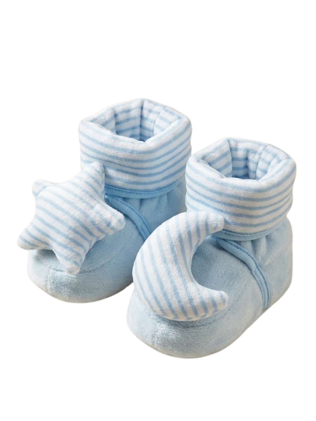 Cdeck Baby Woolen Booties for Infants | Soft, Warm & Comfortable Winter Footwear | 3–9 Months |  Blue