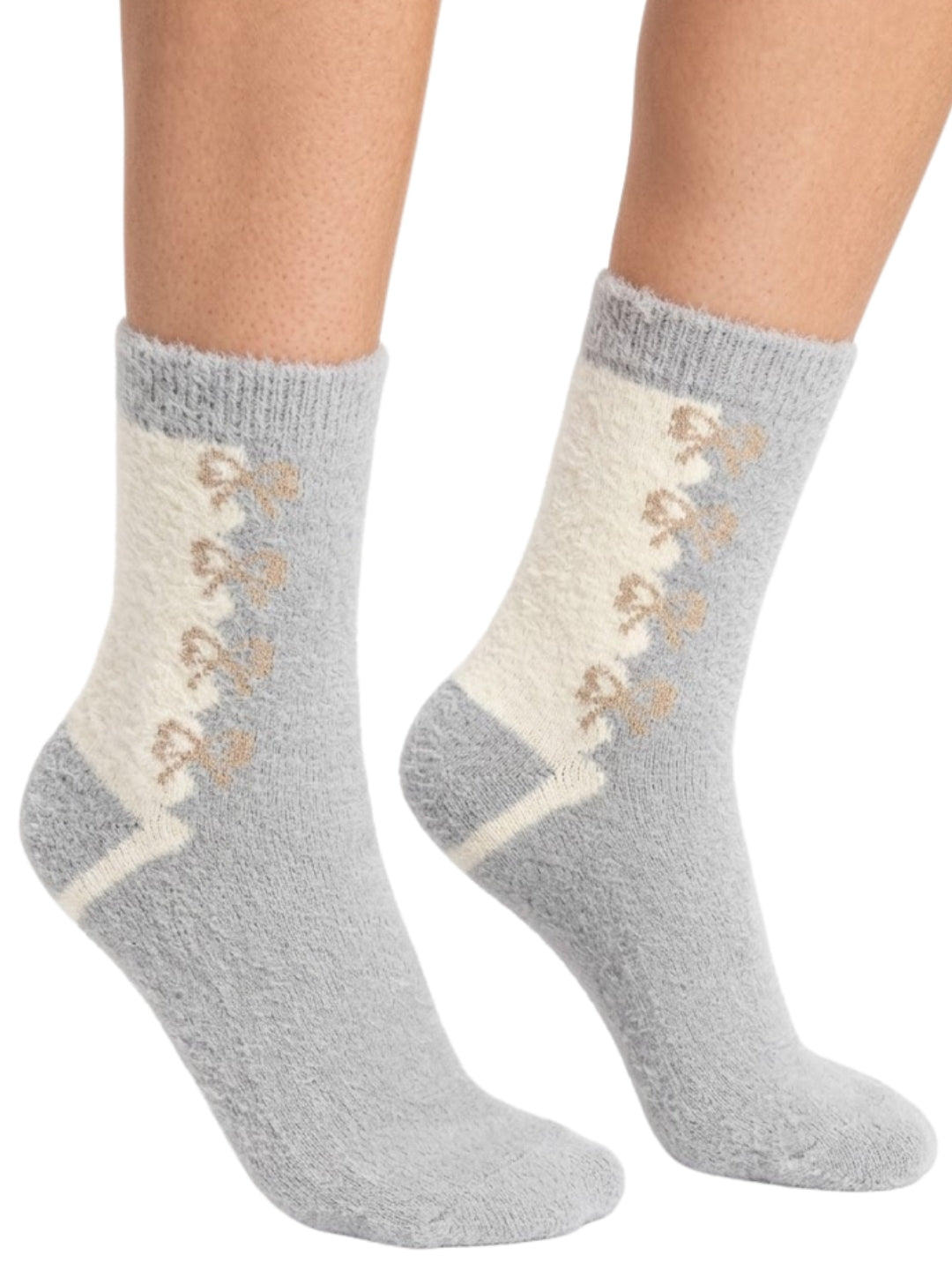 Cdeck Women’s Winter Hair Wool Socks | Warm & Comfortable | Free Size | Grey