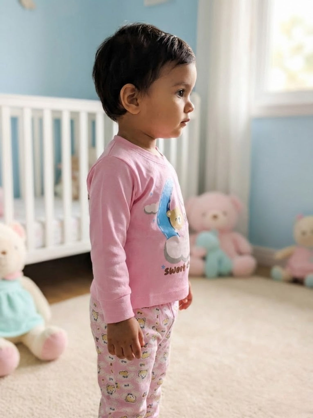 Cdeck Baby Full Sleeve T-Shirt & Pants Set | Soft, Comfortable & Stylish Baby Wear