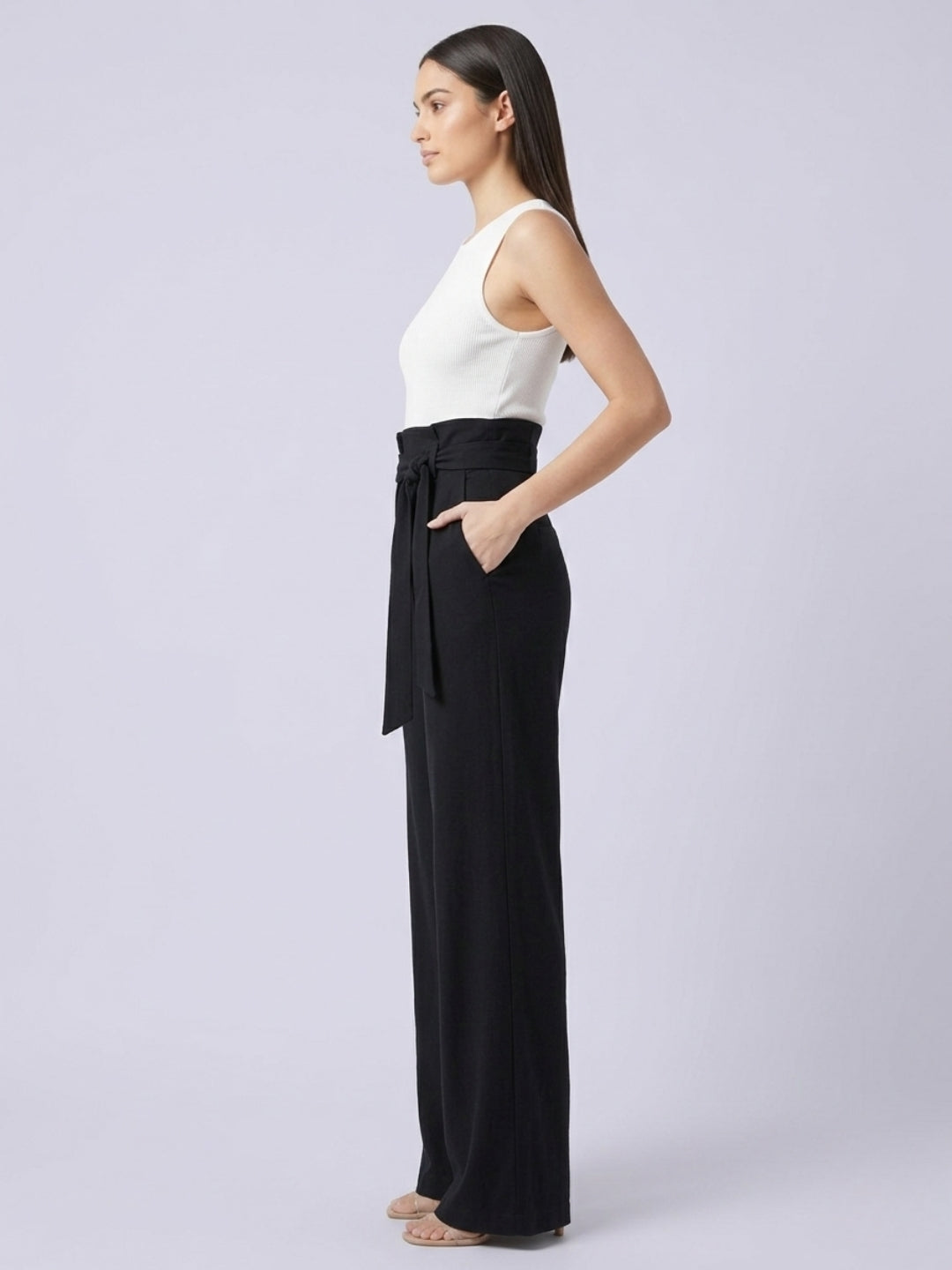 Cdeck Women's Linen Palazzo Pants
