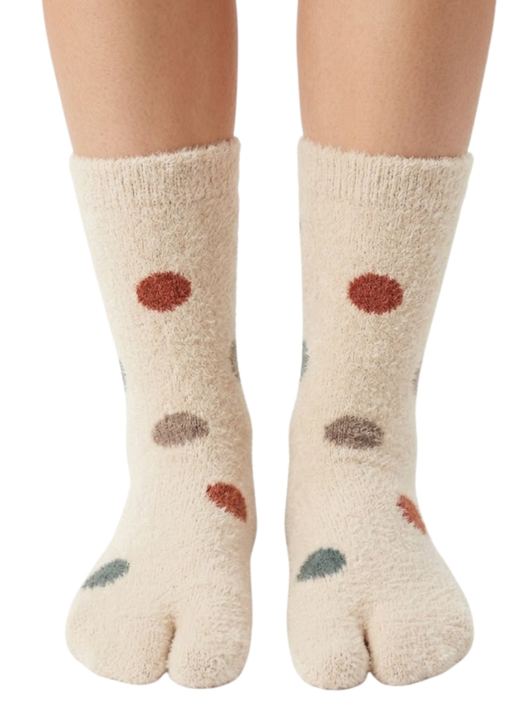 Cdeck Warm Socks for Women & Girls | Soft Cozy Comfortable Everyday Home Wear | Cream