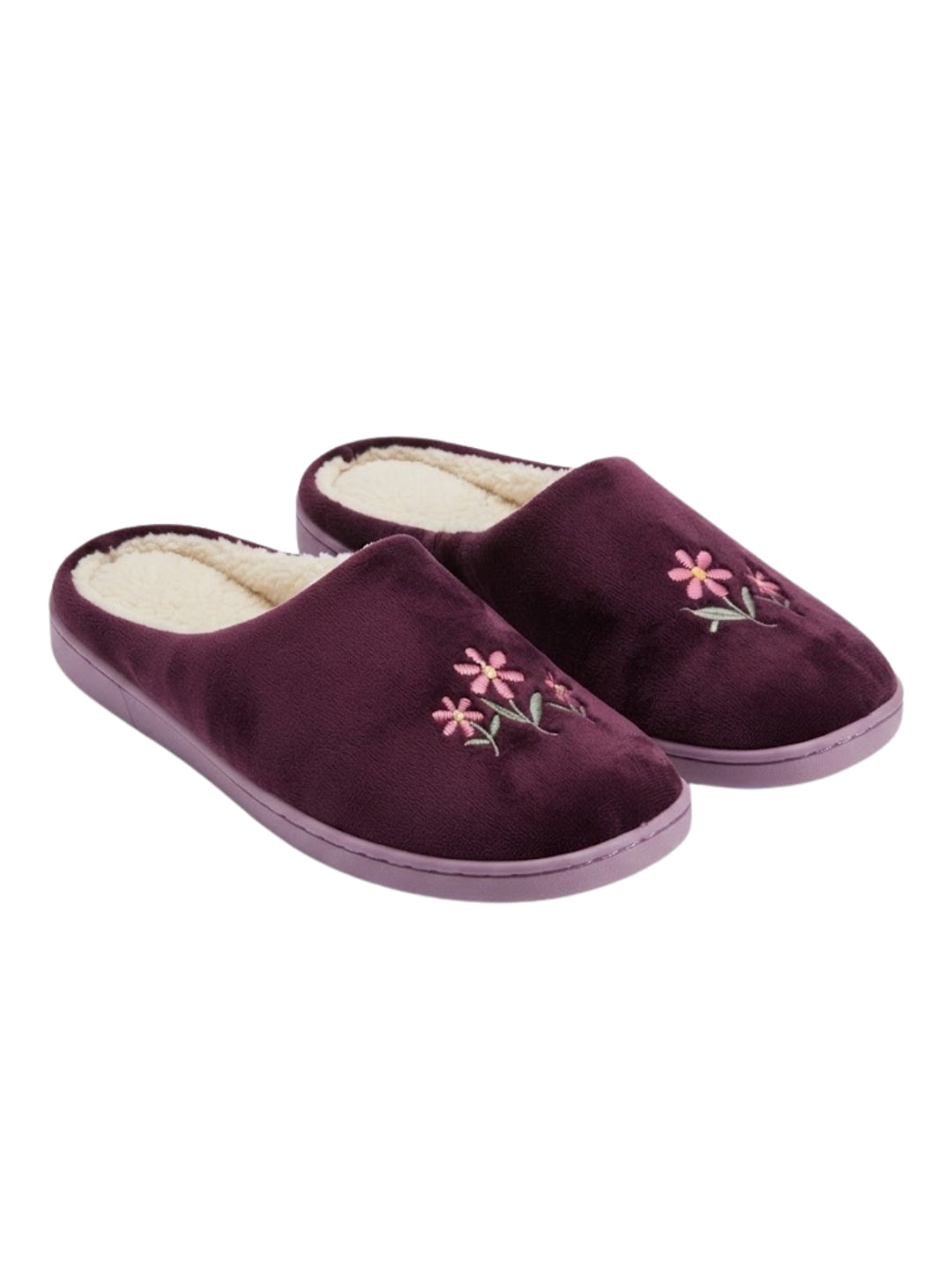 Cdeck Women’s Fuzzy Winter Slippers | Soft Plush  Slippers for Comfort & Warmth | Free Size | Maroon