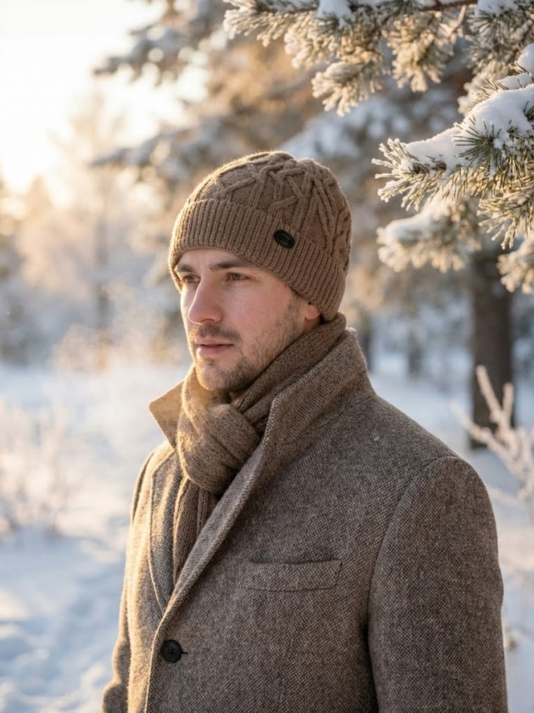 Cdeck Men's Woolen Winter Cap | Soft, Warm, Comfortable & Stylish Winter Wear