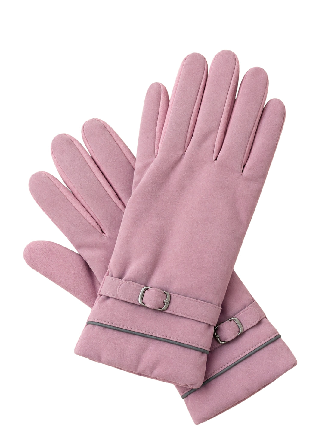 Cdeck Women’s Woolen Gloves | Warm Winter Gloves | Touchscreen Friendly | Free Size | Pink