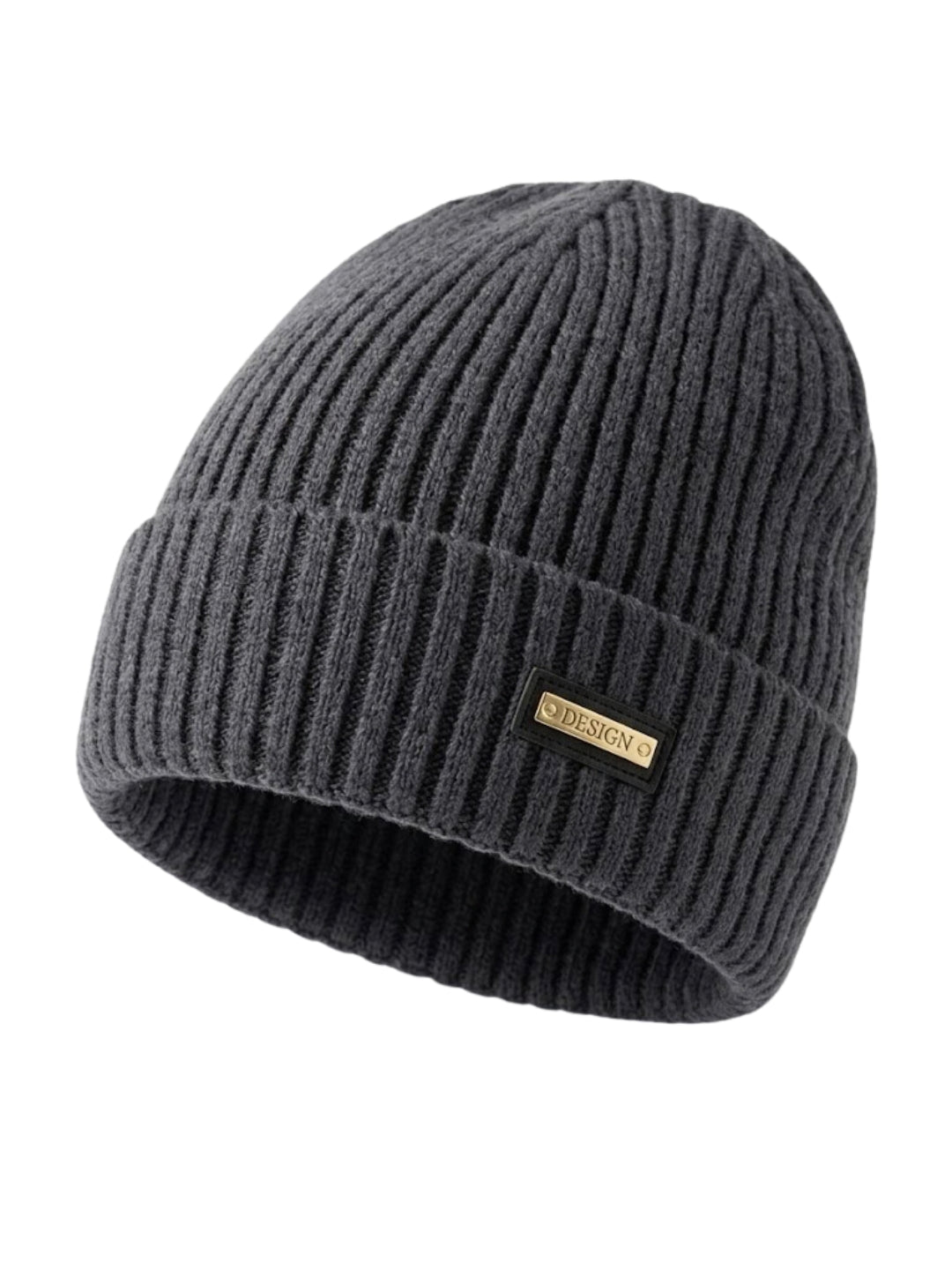 Cdeck Men’s Woolen Winter Cap | Soft, Warm & Comfortable Cap for Everyday Wear | Free Size | Grey