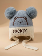 Cdeck Kids Woolen Winter Cap for Boys & Girls | Warm & Comfortable Winter Wear | 2–4 Years | Blue