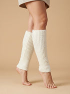 Cdeck Women’s Woolen Leg Warmers for Winter | Soft, Warm & Comfortable Leg Covers for Everyday Wear | Cream