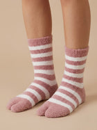 Cdeck Premium Hair Wool Socks for Women | Warm & Comfortable | Free Size | Pink White