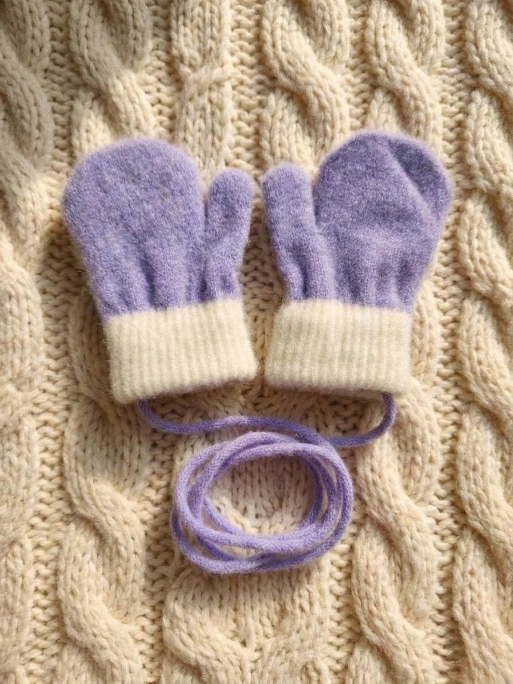 Cdeck Baby Woolen Winter Gloves for Baby Boys & Girls