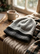 Cdeck Men’s Woolen Winter Cap | Soft, Warm & Comfortable Cap for Everyday Wear | Free Size | Grey