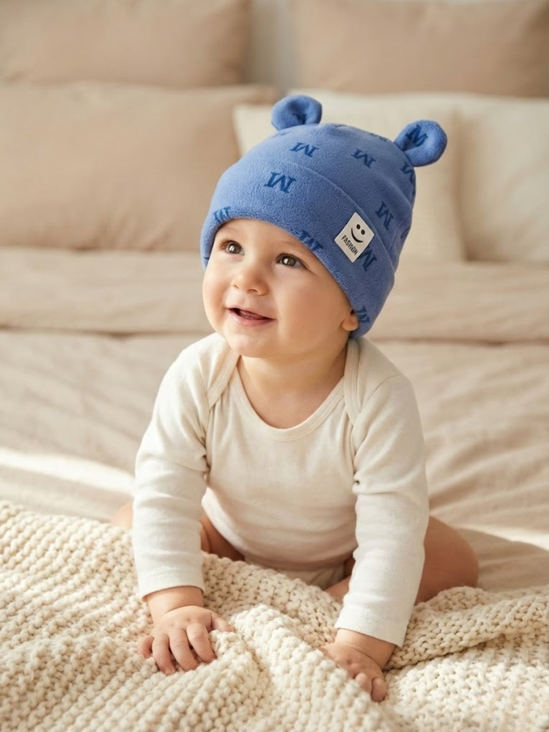Cdeck Kids Woolen Cap for Boys & Girls | Soft, Warm & Comfortable Winter Wear | 6–18 Months