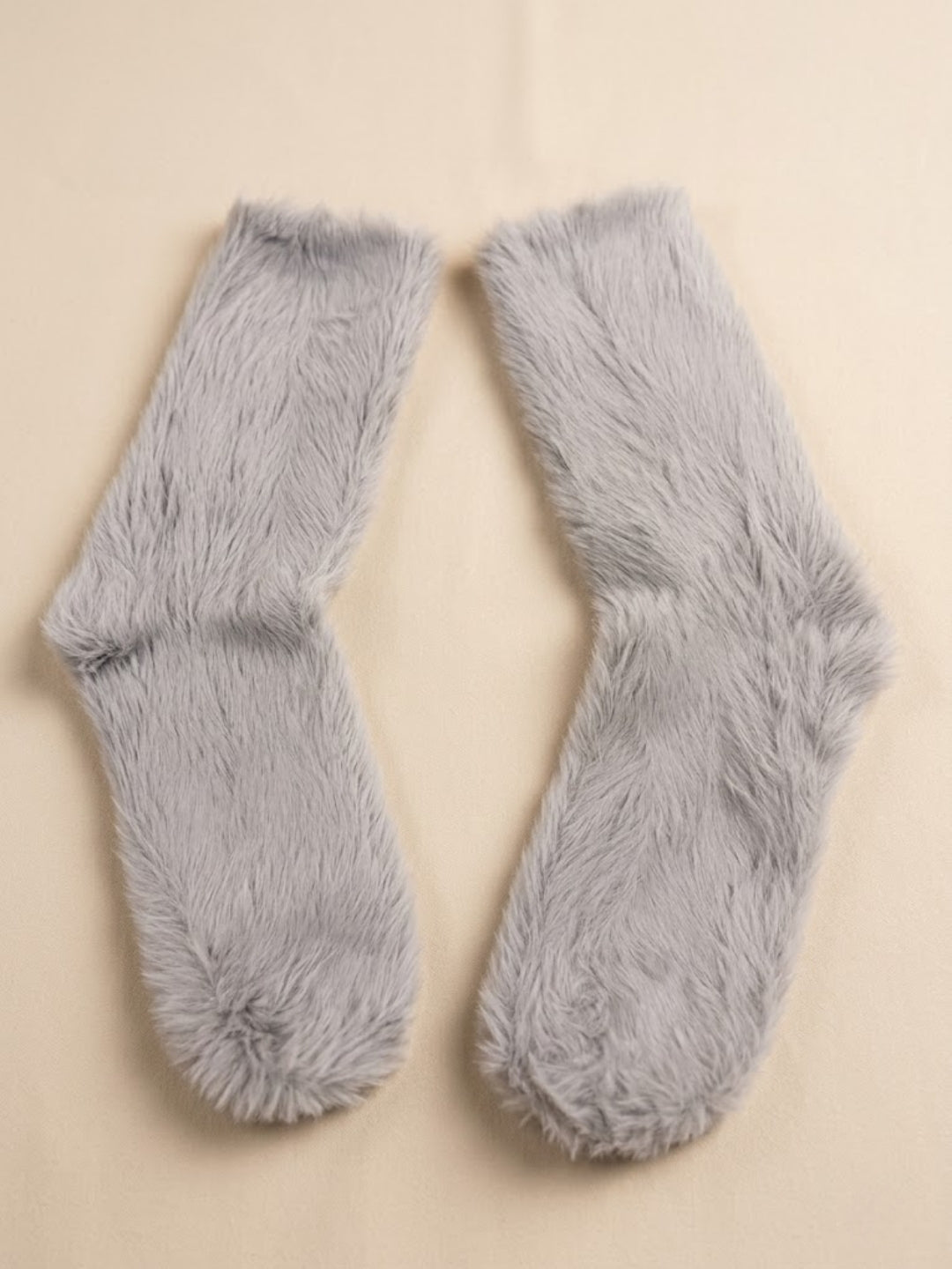 Cdeck Women’s Soft & Warm Woolen Fuzzy Socks | Cozy Thick Winter Socks for Women | Grey