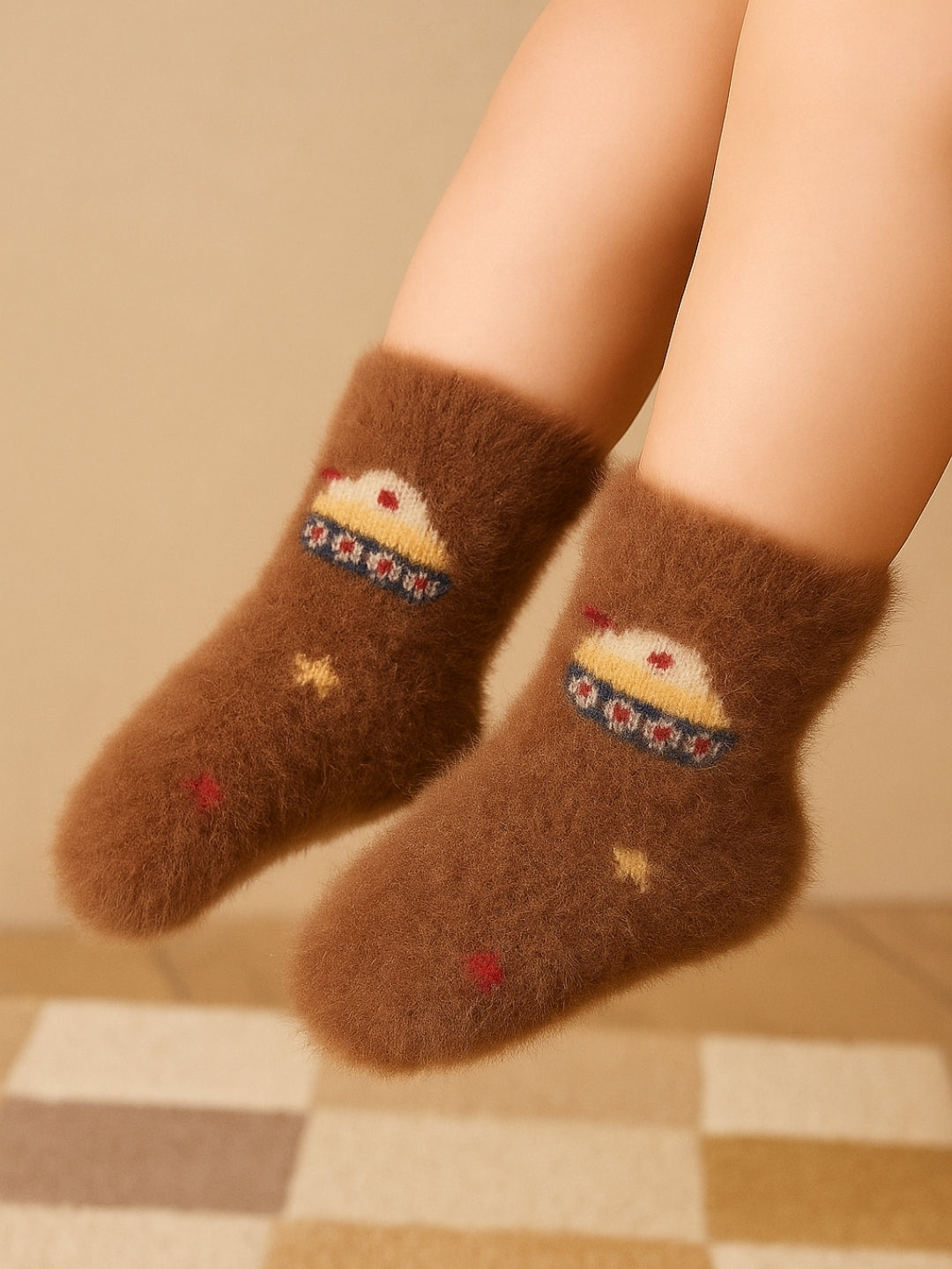 Cdeck Baby Woolen Socks for Boys & Girls | Soft, Warm & Comfortable Winter Socks | 0–2 Years