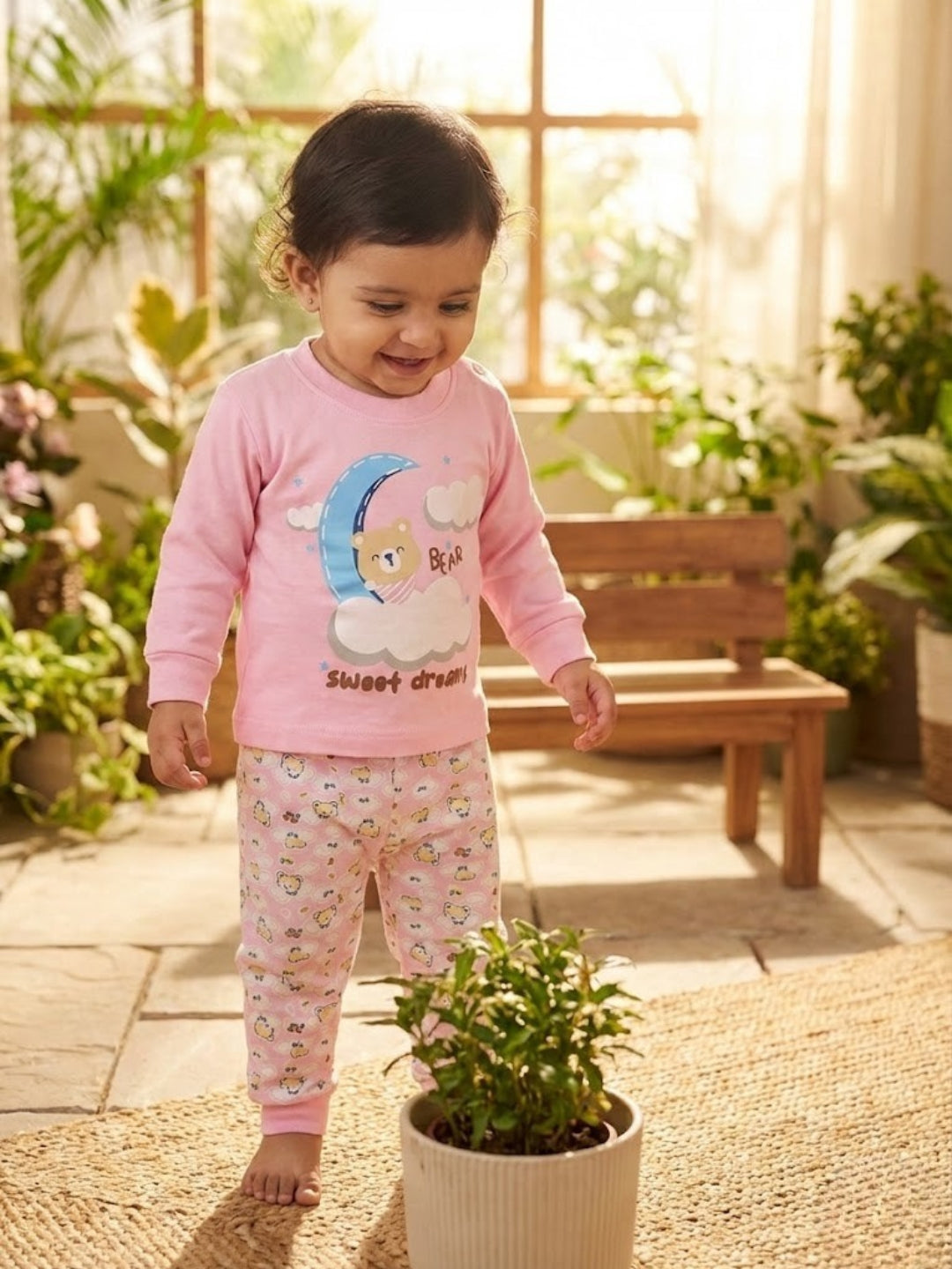 Cdeck Baby Full Sleeve T-Shirt & Pants Set | Soft, Comfortable & Stylish Baby Wear