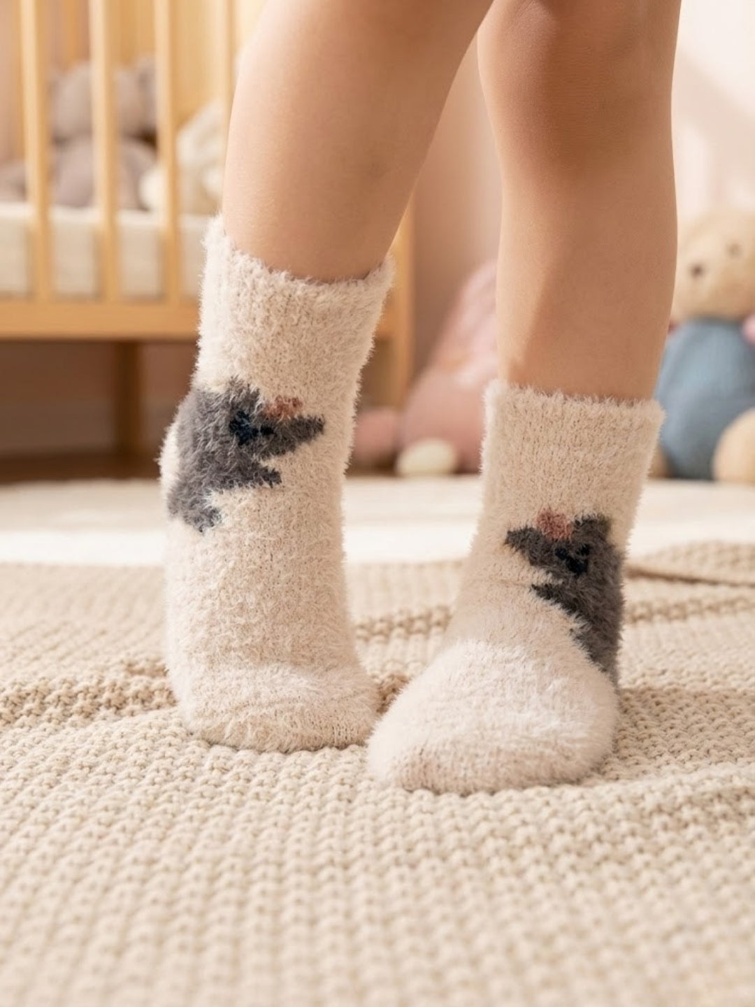 Cdeck Baby Woolen Socks for Boys & Girls | Soft, Warm & Comfortable Winter Socks | 0–3 Years