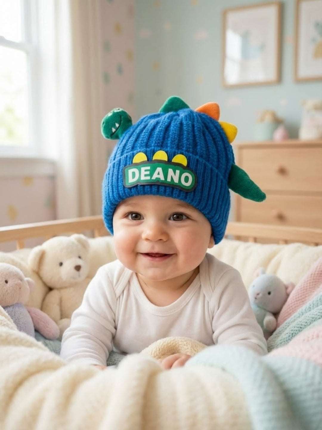 Cdeck Kids Woolen Cap for Boys & Girls | Soft, Warm & Comfortable Winter Wear | 1–2 Years